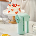 Zenora Dual-Color Rechargeable Electric Hand Mixer