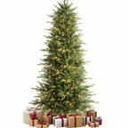Zenora 6.5FT Pre-Lit Aspen Noble Fir Artificial Christmas Tree