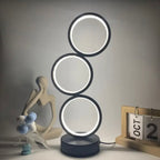 Zenora Three-Ring Multi-Room Modern LED Table Lamp
