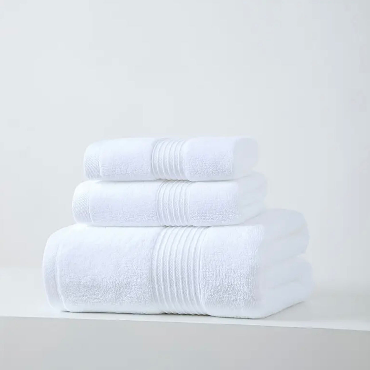 Zenora 3pcs 100% Cotton Luxury Towel Set