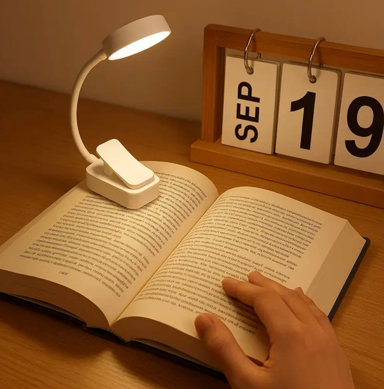 Zenora Adjustable LED Reading Light [White]