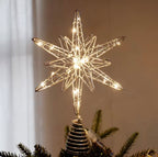 Zenora Christmas Tree Topper Star with LED String Lights