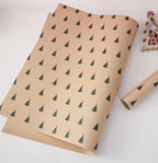 Zenora 4pcs Extra Long Christmas Wrapping Paper Rolls