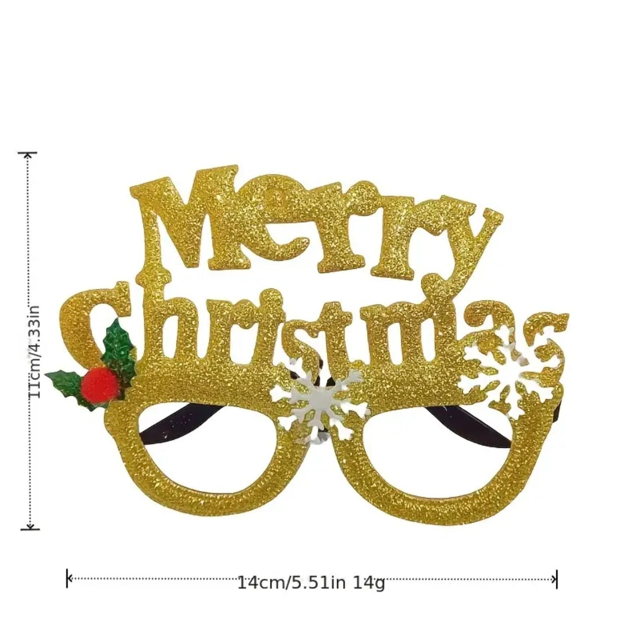 Zenora 24pcs Christmas Headbands & Glasses Frame Set