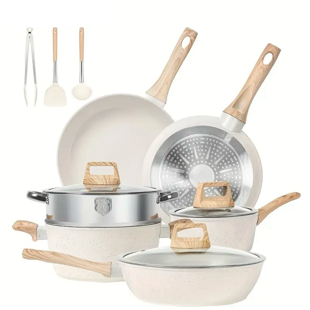 Zenora 12-Piece Granite Cookware Set