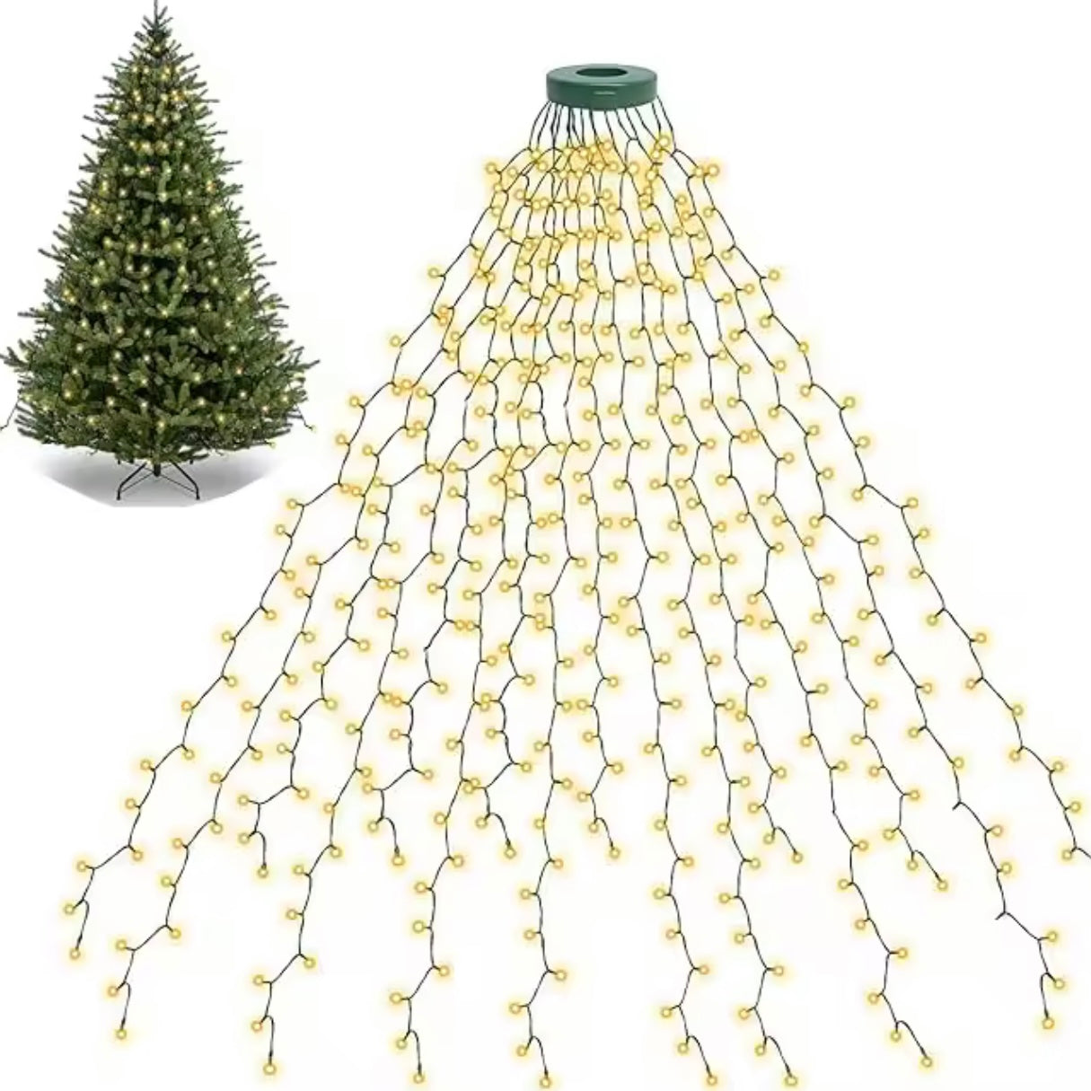 Zenora Christmas Tree Lights – 8 Lighting Modes