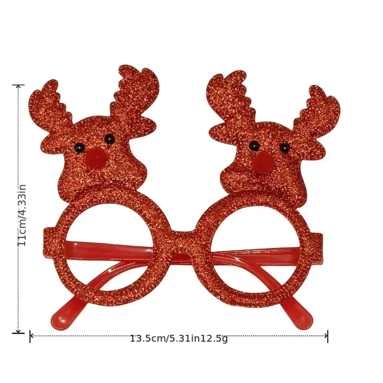 Zenora 24pcs Christmas Headbands & Glasses Frame Set