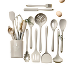 Zenora™ 15-Piece Silicone Kitchen Utensil Set with Holder