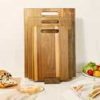 Zenora™ Premium Wooden Cutting Board – Handcrafted Solid Wood Board for Kitchen & Serving