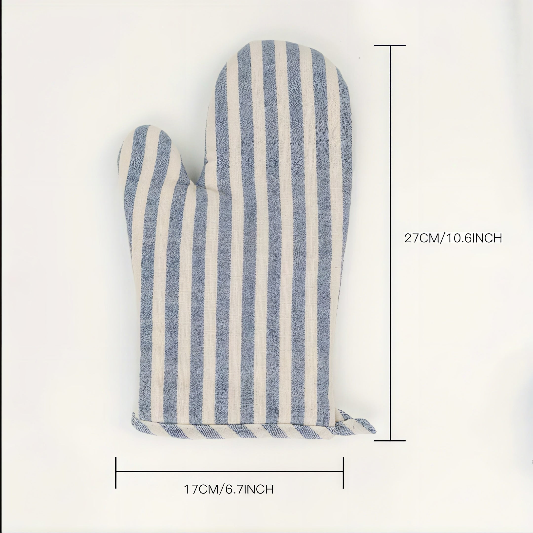 Zenora™ Striped Heat-Resistant Oven Gloves – Thickened, Anti-Scald Baking & Cooking Mitts