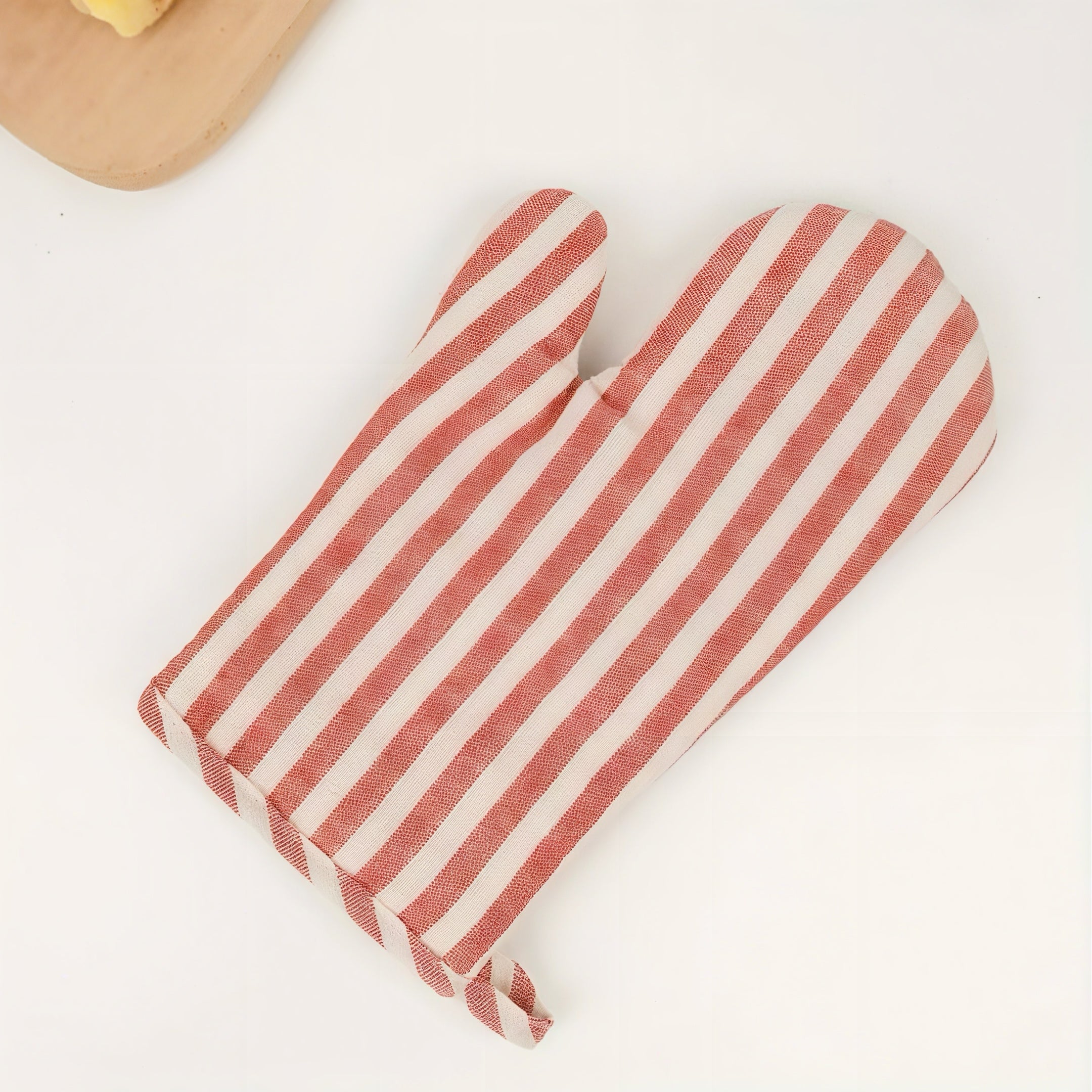 Zenora™ Striped Heat-Resistant Oven Gloves – Thickened, Anti-Scald Baking & Cooking Mitts