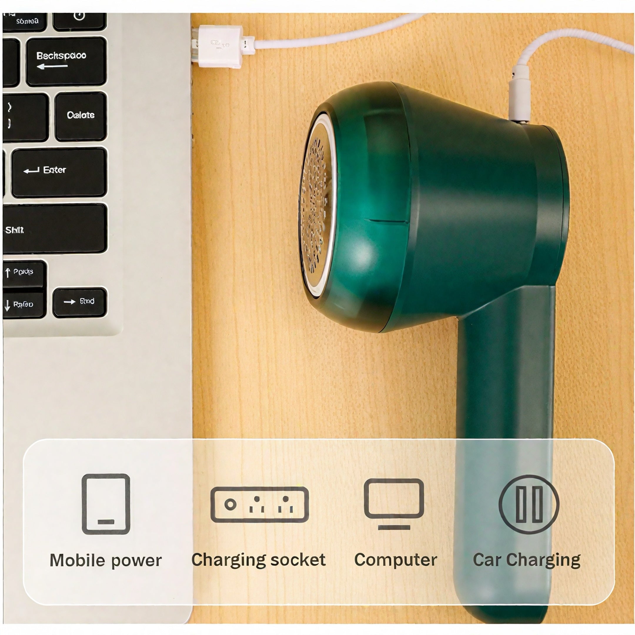 Zenora Smart Rechargeable Lint Remover