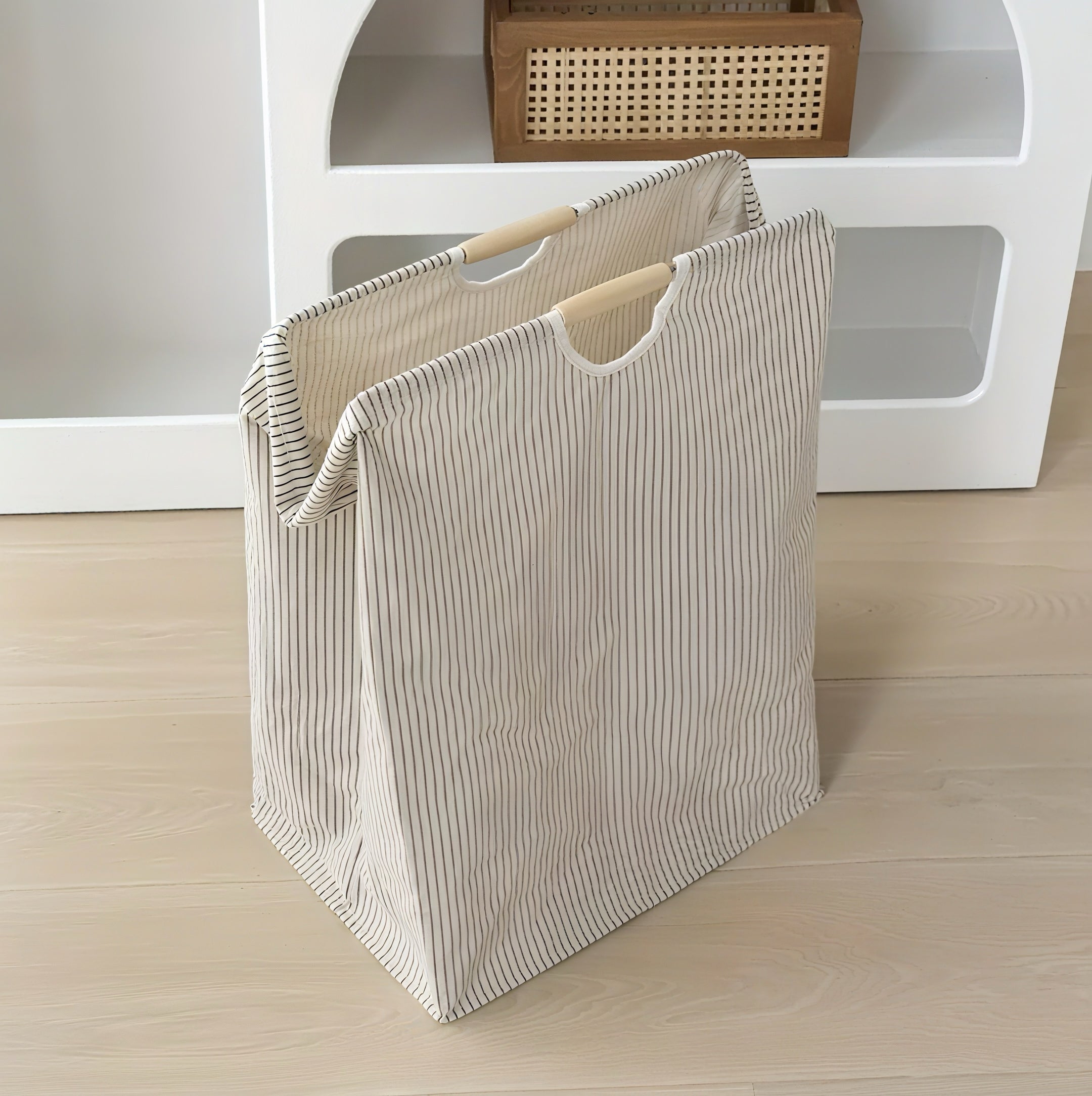Zenora Foldable Laundry Basket With Handles