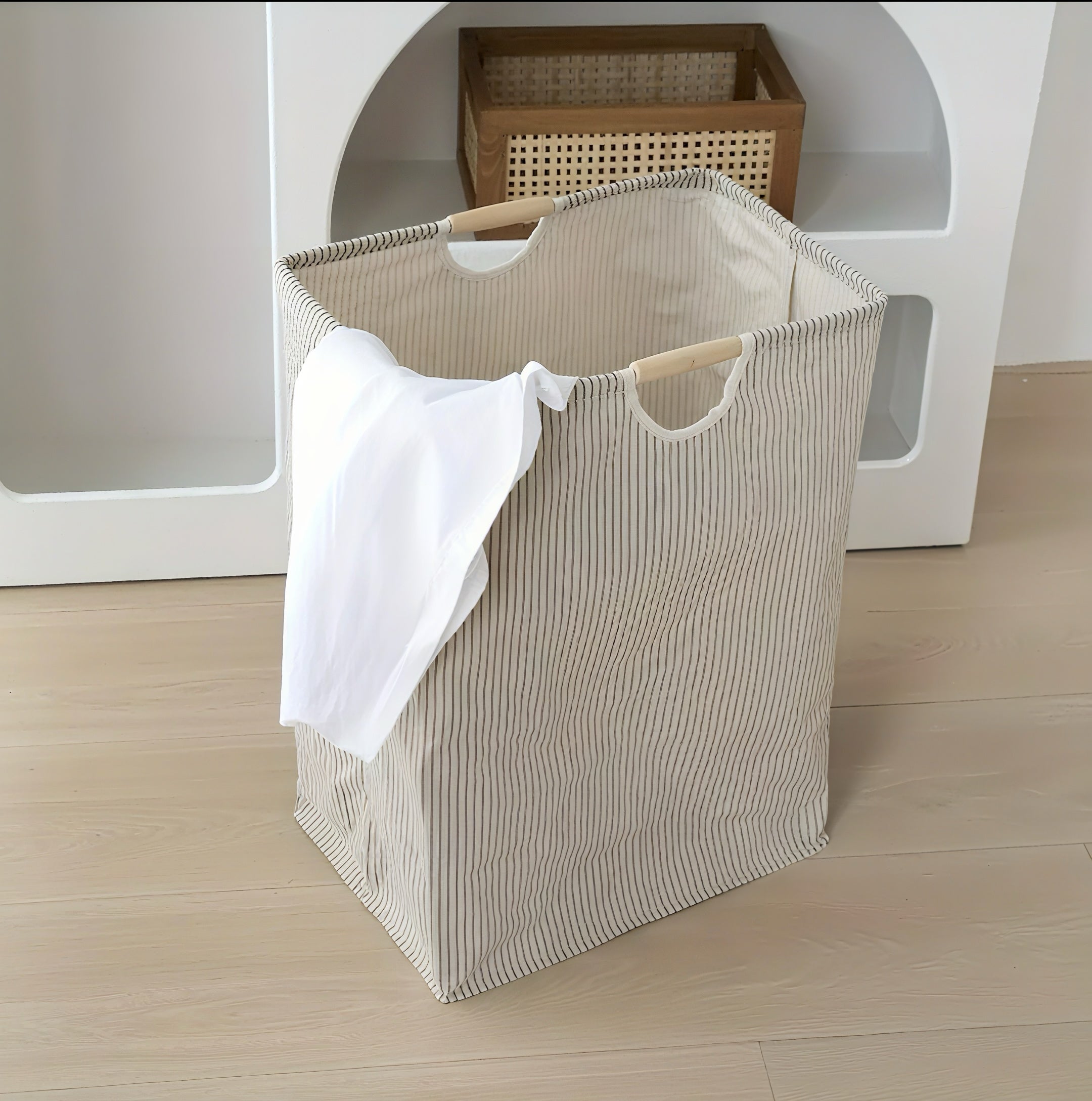 Zenora Foldable Laundry Basket With Handles