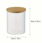 Zenora Bamboo Lid Bathroom Canisters