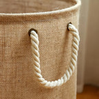 Zenora Large Jute Laundry Basket