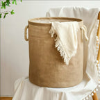 Zenora Large Jute Laundry Basket