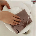 Zenora Waffle Dish Towels – 4pcs Thickened Absorbent Kitchen Cloth Set