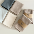 Zenora Waffle Dish Towels – 4pcs Thickened Absorbent Kitchen Cloth Set