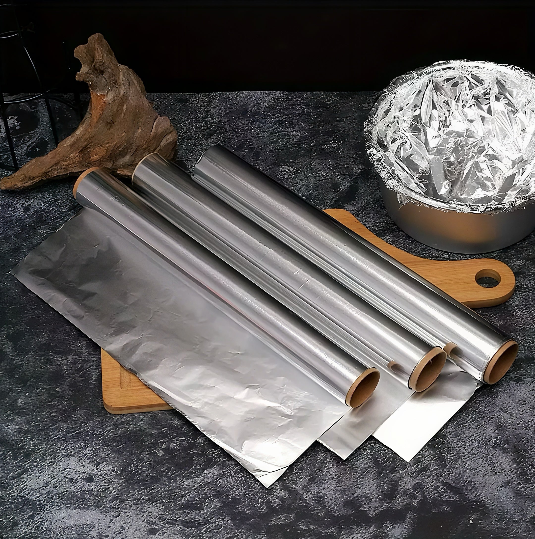 Zenora 3/5pcs Heavy-Duty Aluminum Foil Roll