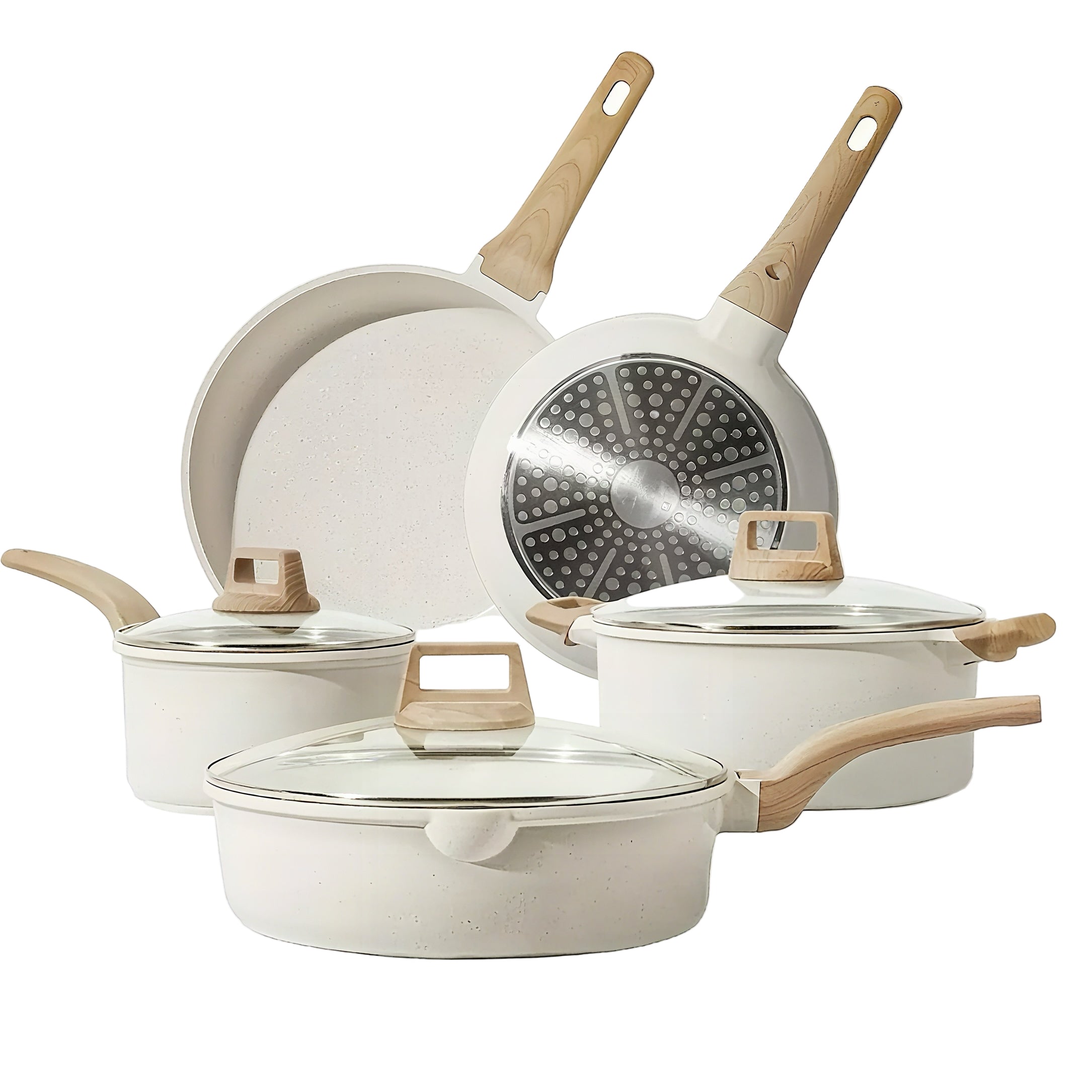 Zenora 8-Piece Nonstick Pots and Pans Cookware Set
