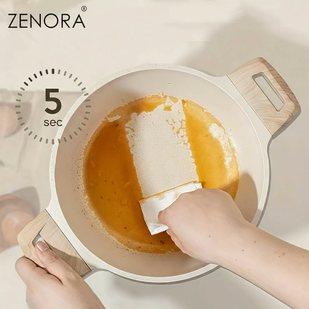 Zenora 8-Piece Nonstick Pots and Pans Cookware Set