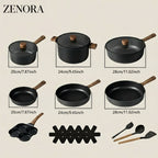 Zenora Non-Stick Titanium Cookware Set