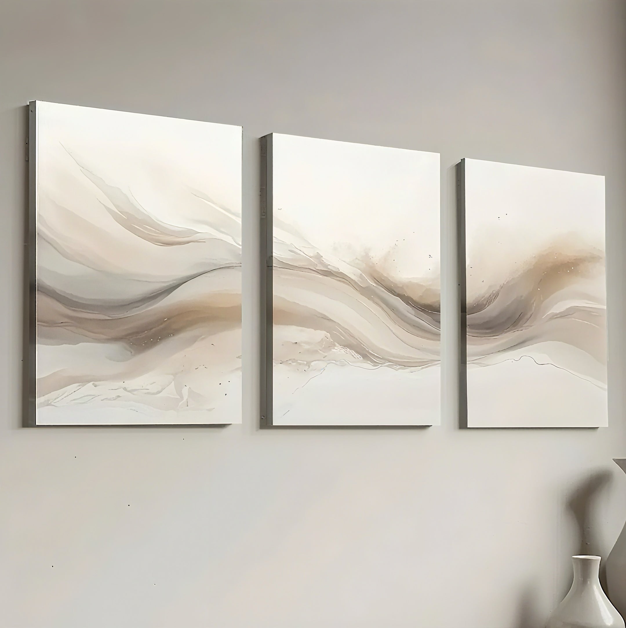 Zenora 3pcs 2D Flat Abstract Line Art Set