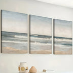 Zenora 3pcs 2D Flat Seaside Landscape Art Set