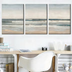 Zenora 3pcs 2D Flat Seaside Landscape Art Set