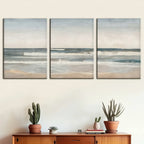 Zenora 3pcs 2D Flat Seaside Landscape Art Set