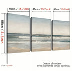 Zenora 3pcs 2D Flat Seaside Landscape Art Set