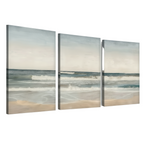 Zenora 3pcs 2D Flat Seaside Landscape Art Set