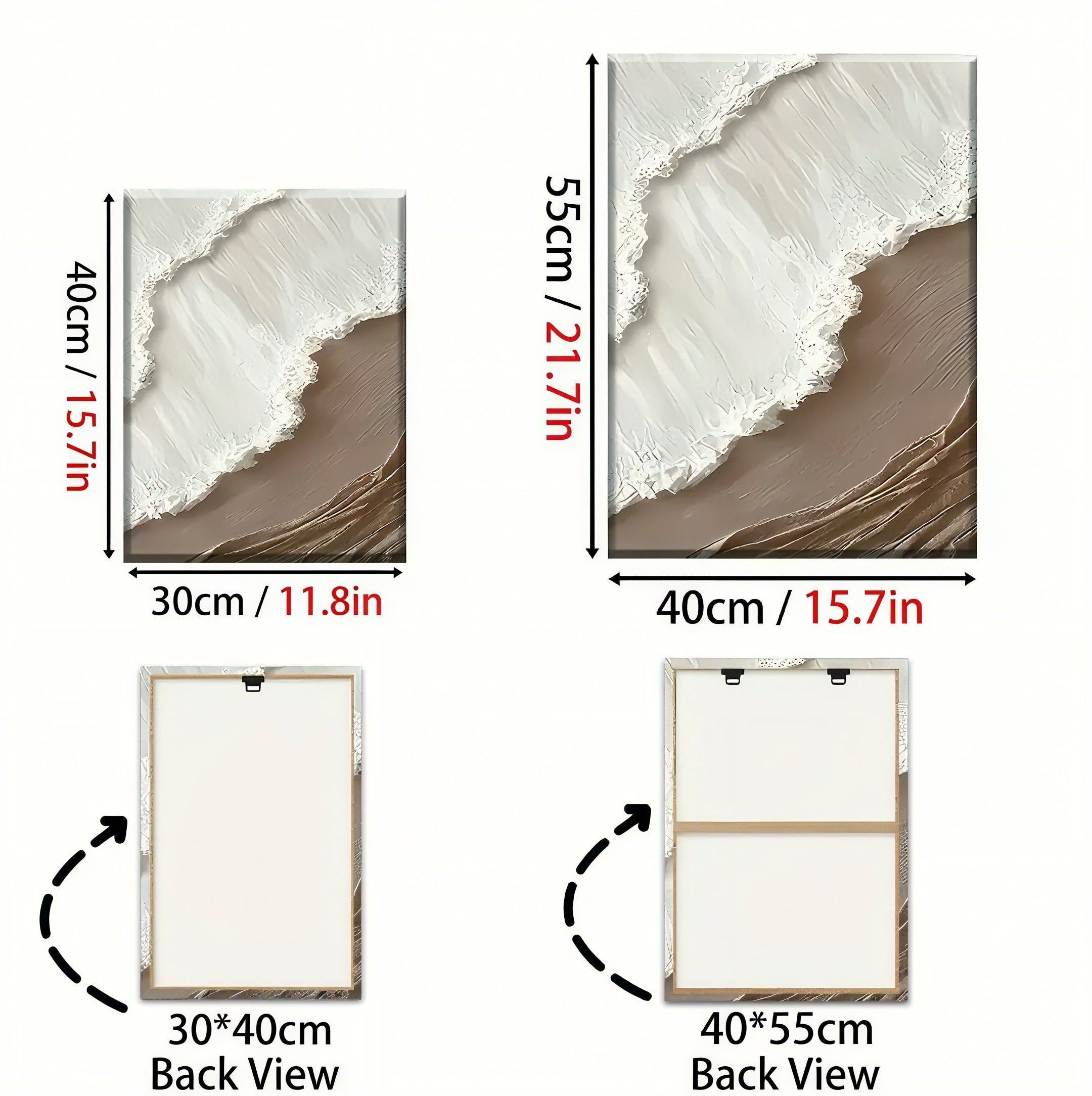 Zenora 3pcs 2D Flat Abstract Art Set