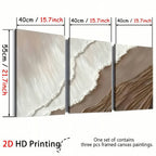 Zenora 3pcs 2D Flat Abstract Art Set