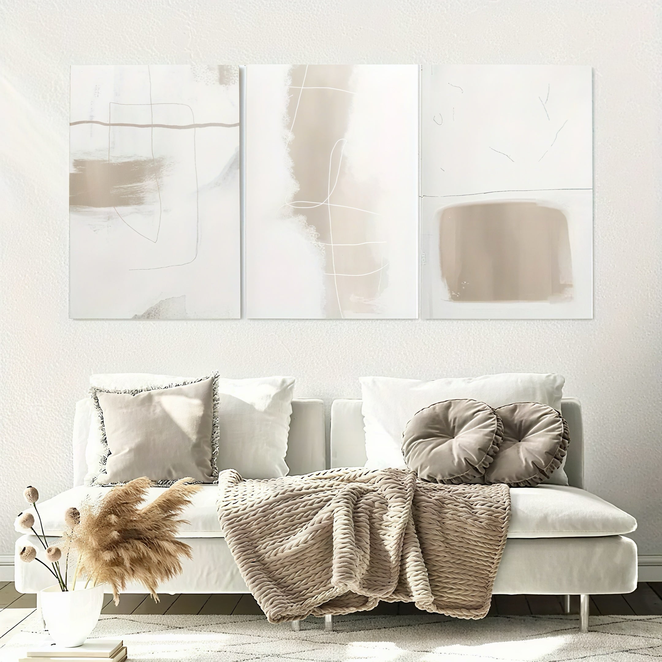 Zenora 3pcs Minimalist Modern Line Art Set