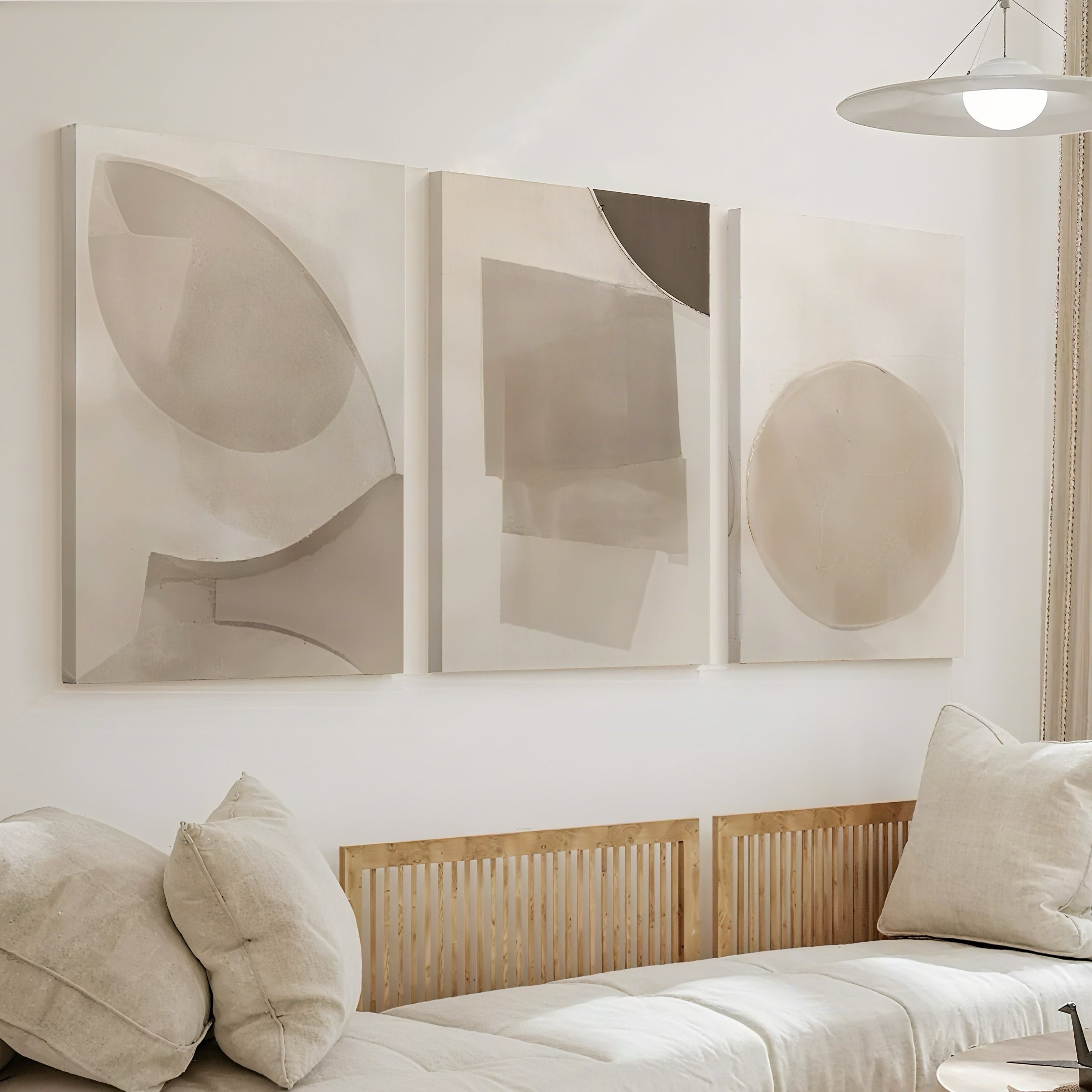 Zenora 3pcs Modern Neutral Abstract Art Set