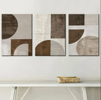 Zenora 3pcs 2D Flat Bohemian Abstract Art Set