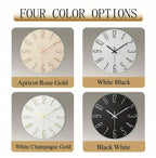 Zenora 12-Inch Modern Farmhouse Wall Clock