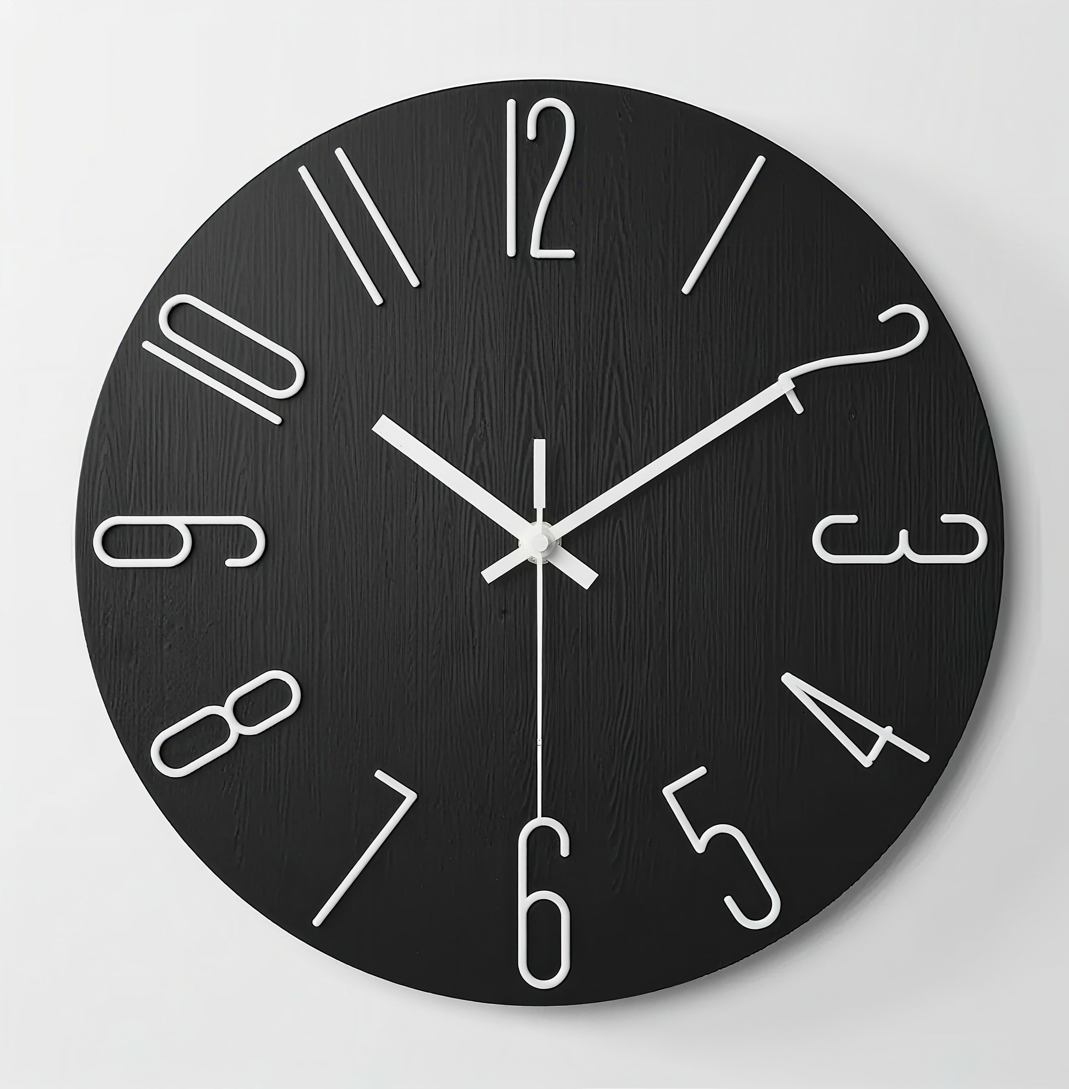 Zenora 12-Inch Modern Farmhouse Wall Clock