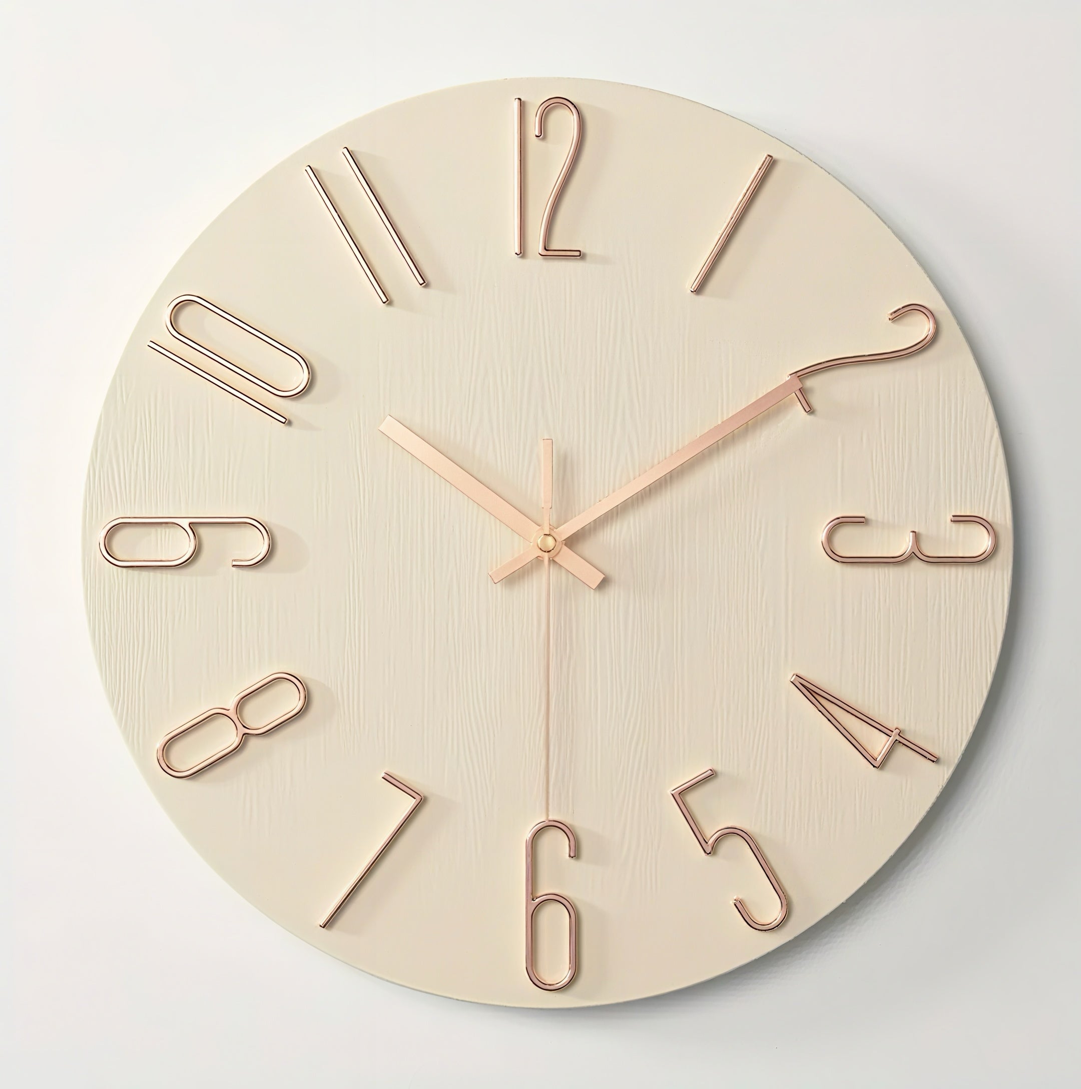 Zenora 12-Inch Modern Farmhouse Wall Clock