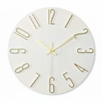 Zenora 12-Inch Modern Farmhouse Wall Clock