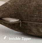 Zenora 4-Piece Neutral Chenille Pillowcase Set