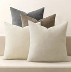 Zenora 4-Piece Neutral Chenille Pillowcase Set