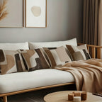 Zenora 4-Piece Modern Abstract Geometric Pillow Cover Set