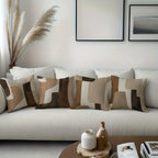 Zenora 4-Piece Modern Abstract Geometric Pillow Cover Set