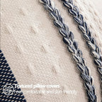 Zenora 2-Piece Bohemian Striped Pillow Cover Set