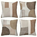 Zenora 4-Piece Bohemian Geometric Pillow Cover Set