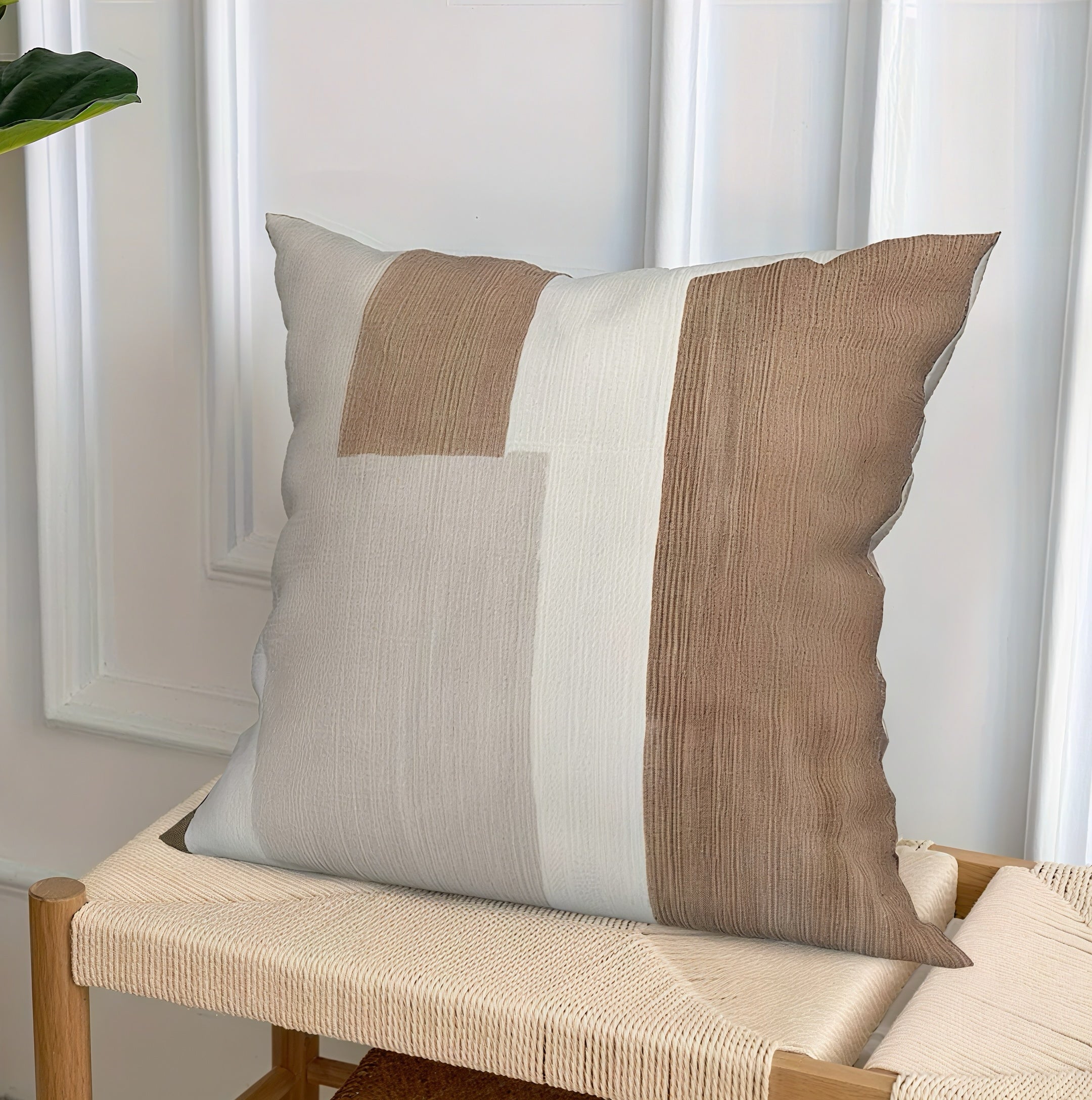 Zenora 4-Piece Bohemian Geometric Pillow Cover Set