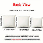 Zenora 4-Piece Morandi Abstract Pillow Cover Set